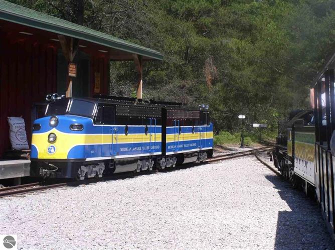 Michigan AuSable Valley Railroad - From Real Estate Listing (newer photo)